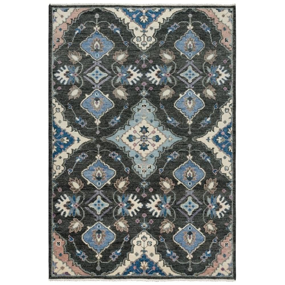 Alora Decor Muse 9' X 12' Charcoal/Gray/Blue/Brown Hand Knotted Area Rug