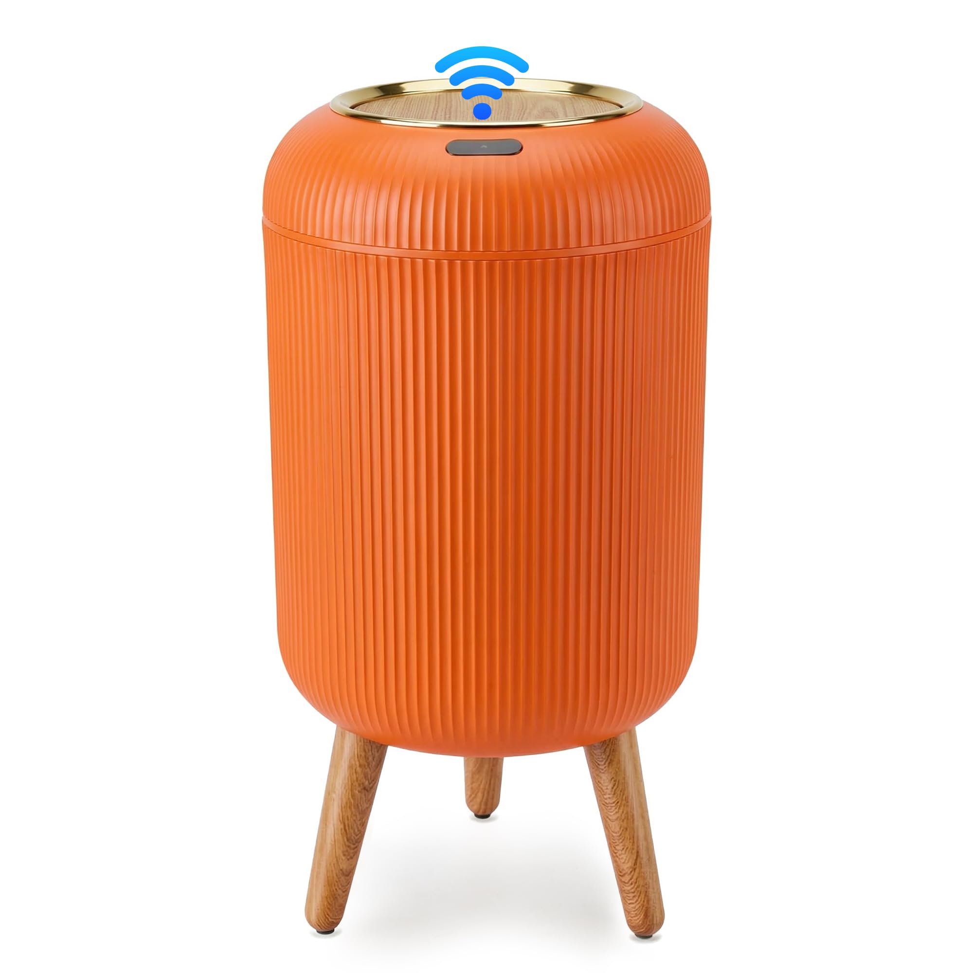 Pukomc Smart Sensor Wastebasket, Convenient and Hygienic Easy to Use, Technology Sensor Waterproof Wastebasket Plastic Trash can