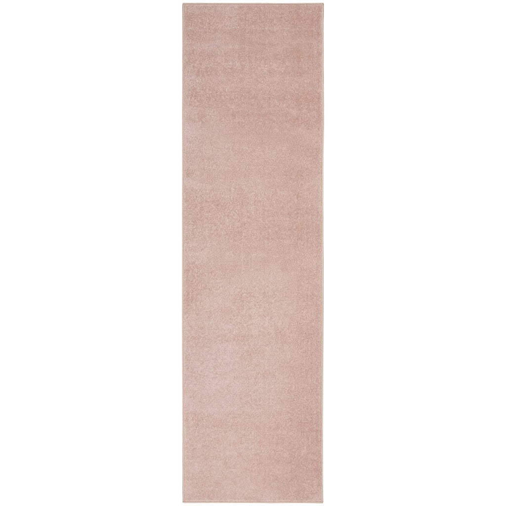 Nourison Essentials Solid Contemporary Pink, Runner Rug, 2' X 6'