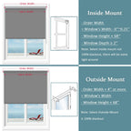 Nutro Chill Window Blinds, Black Blinds For Windows With Thermal Insulated, Uv Protection Roll Down Blackout Shades For Home And