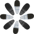 Vip Home Essentials -Thick Plastic Clips With Neodymium Magnet - 3-1/4' Length - Durable Versatile All-Purpose (Clear Smoke)