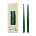 Zest Candle 12-Piece Taper Candles, 12-Inch, Hunter Green