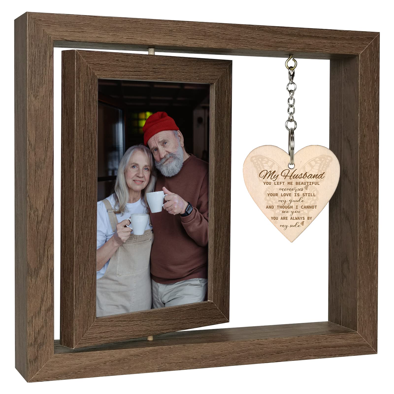 EYITUPC Sympathy Gifts for Loss of Husband Memorial Picture Frame, In Memory of Loved One Gifts Husband Bereavement Gifts
