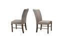 Best Master Furniture Dining Chair, Set Of 2, Antique Natural Oak