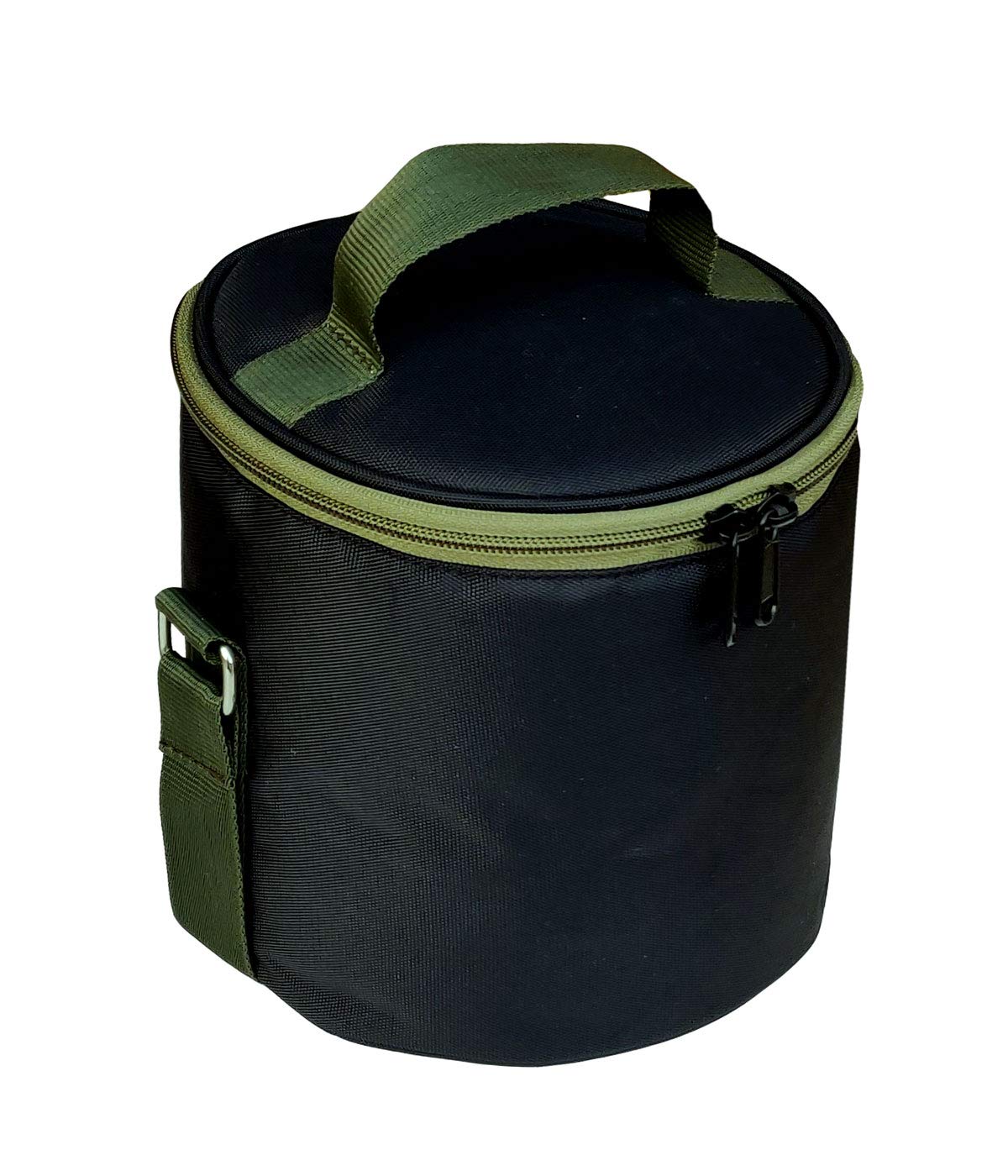 Foonty Polyurethane Office Use Women Waterproof Lunch Bag/Tiffin Bag(Black,Ffflb8009),300 Millilitre