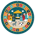 Round Advent Calendar 2020 for Kids Starlight Nativity with Pull Tab Flaps, Pack of 12