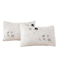 Ecocott 2 Pack Pillowcase King Size, Space Interstellar Pattern Pillow Cases Set, 100% Cotton Pillow Covers With Envelope Closur