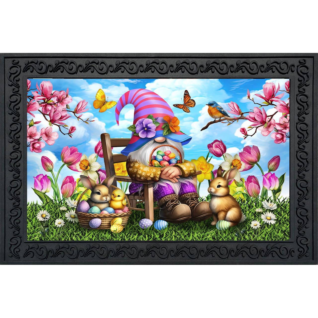 Briarwood Lane Easter Basket Gnome Doormat