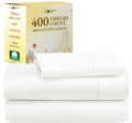 California Design Den Softest 100% Cotton Sheets, Twin Xl Sheets Set, 400 Thread Count Sateen Bedding For Dorm Rooms & Adults, D