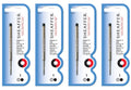 Sheaffer K Ballpoint Refills, Black Ink Fine Point, Blister Card 4-Pack (99334)