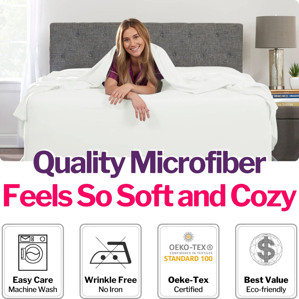 Queen Sheets Set Bed Sheets - Queen Bed Sheets Set Sheets For Queen Size Bed Bedding Sheets & Pillowcases - 16    Deep Pockets F