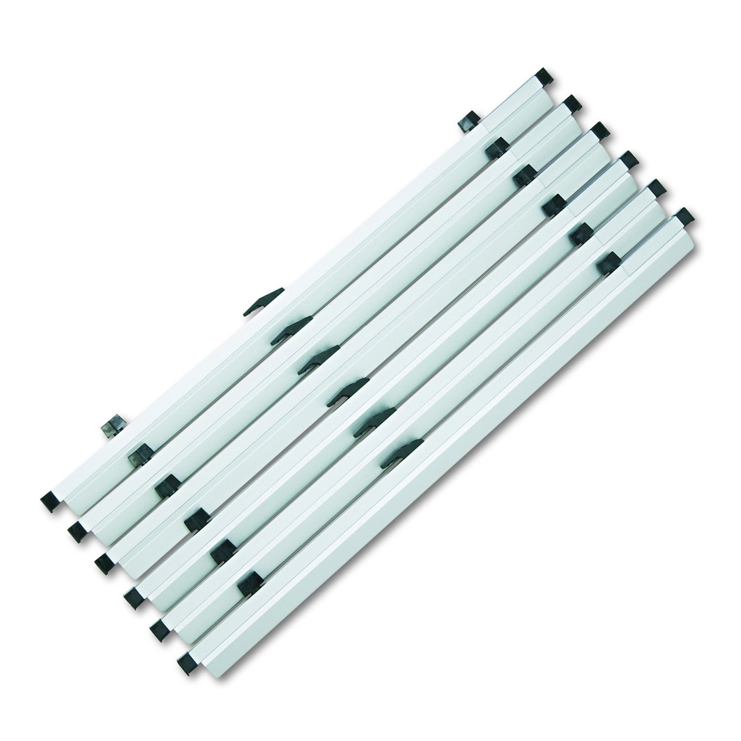 Safco Products 50036 30' Hanging Clamps For 30' X 42' Sheets, Gray, Set Of 6