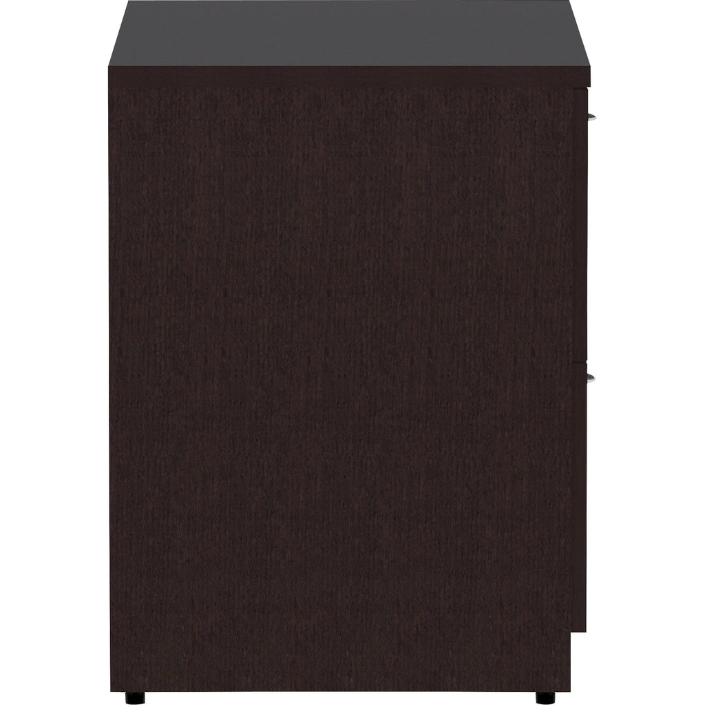 Lorell, Llr18223, Essentials Espresso Laminate Lateral File, 1 Each