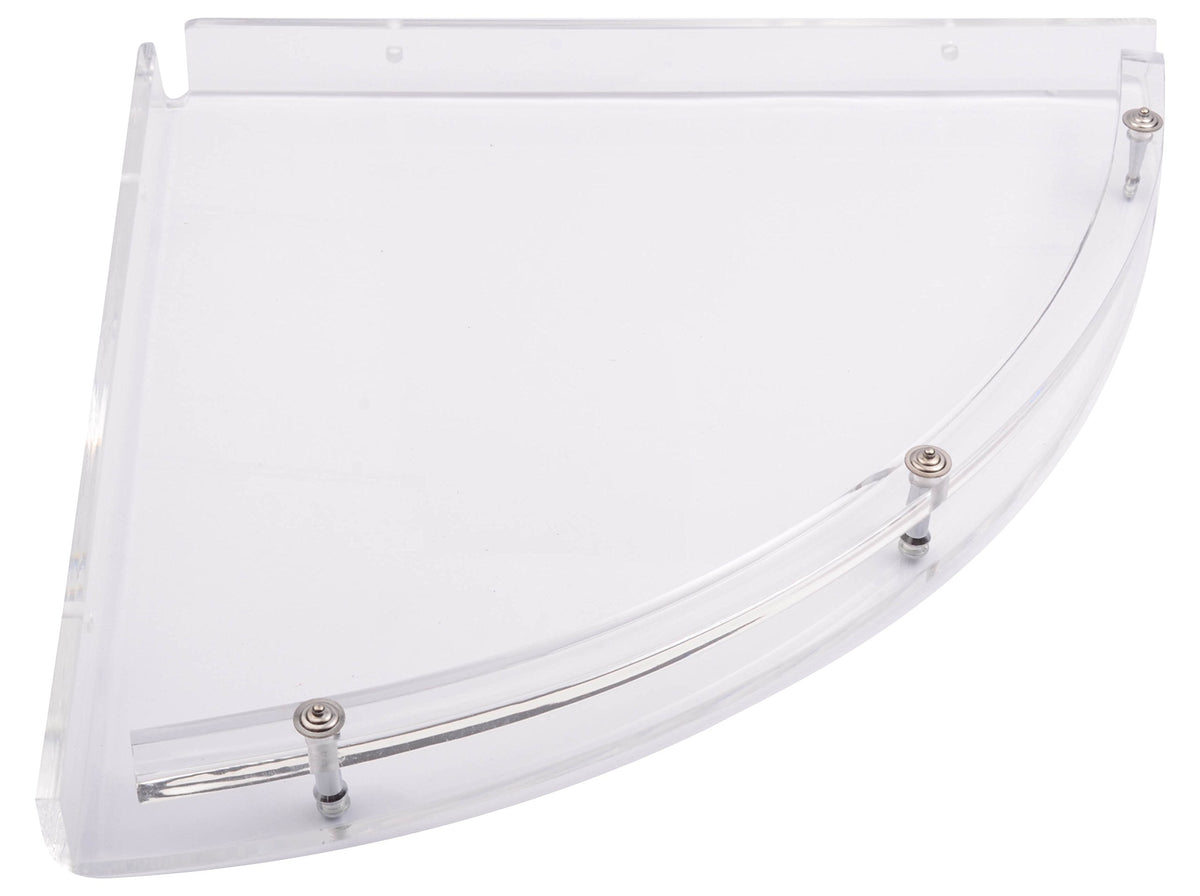 Amazeflo Acrylic Bathroom Shelf (Clear, ClassicoCorner)