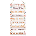 UBTKEY Room Decor for Teen Girls, Set of 9 Pieces Boho Rainbow Room Decor for Girls Princess Bedroom, Inspirational Wall Decor H