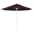 California Umbrella Gscuf908170-Sa65 9' Round Aluminum Pole Fiberglass Rib Market Patio Umbrella, Purple