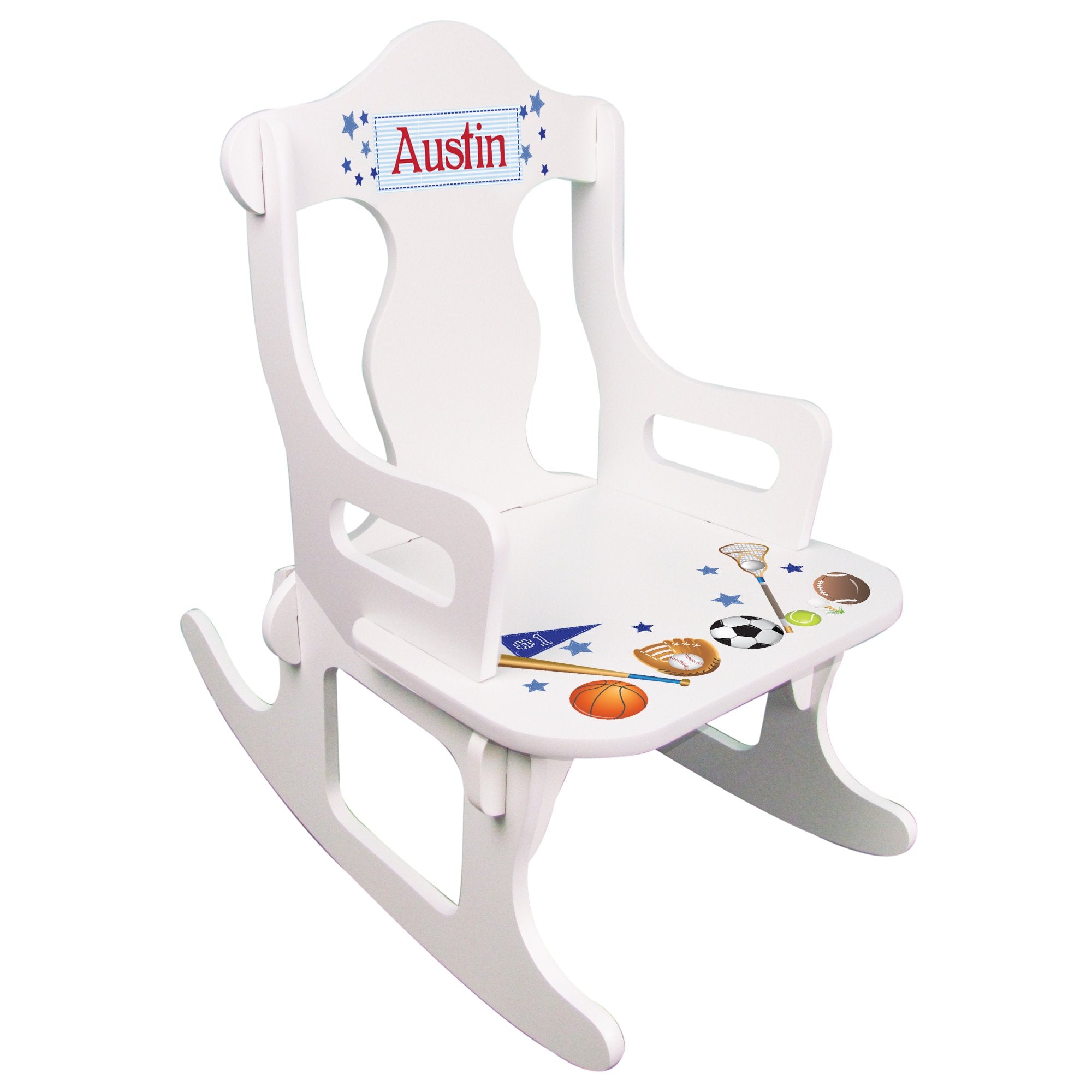 My Bambino Personalized Boys Puzzle Rocker (Sports)