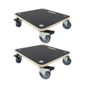 HBFBDRCT Furniture Moving Dolly Wood Platform Dolly 2 Packs, 1100 lbs Capacity Heavy Duty Wood Dollies cart with Wheels, Movers 