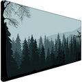 Mouse Pad Forest Background Pattern, Large Mouse Pad For Gamer, (31.5'X15.7') Gaming Mousepad With Nonslip Base, Waterproof Co
