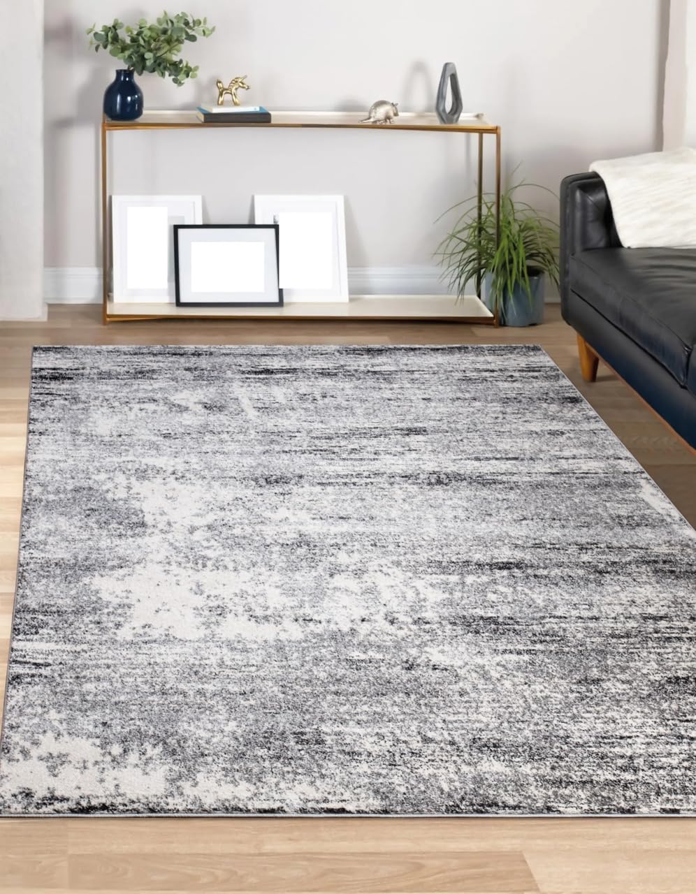 Keen Home Design Area Rugs - Non-Shedding, Thick Pile Abstract Rugs for Kitchen, Living Room, Bedroom, Dining Room, Entryway (Ab