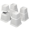 Napnapday Bed Risers 7 Inch Heavy Duty In Adjustable Heights Of 7, 4 Or 3 Inches Bed Elevators, 1,500 Lbs Lifts Up Furniture Ris