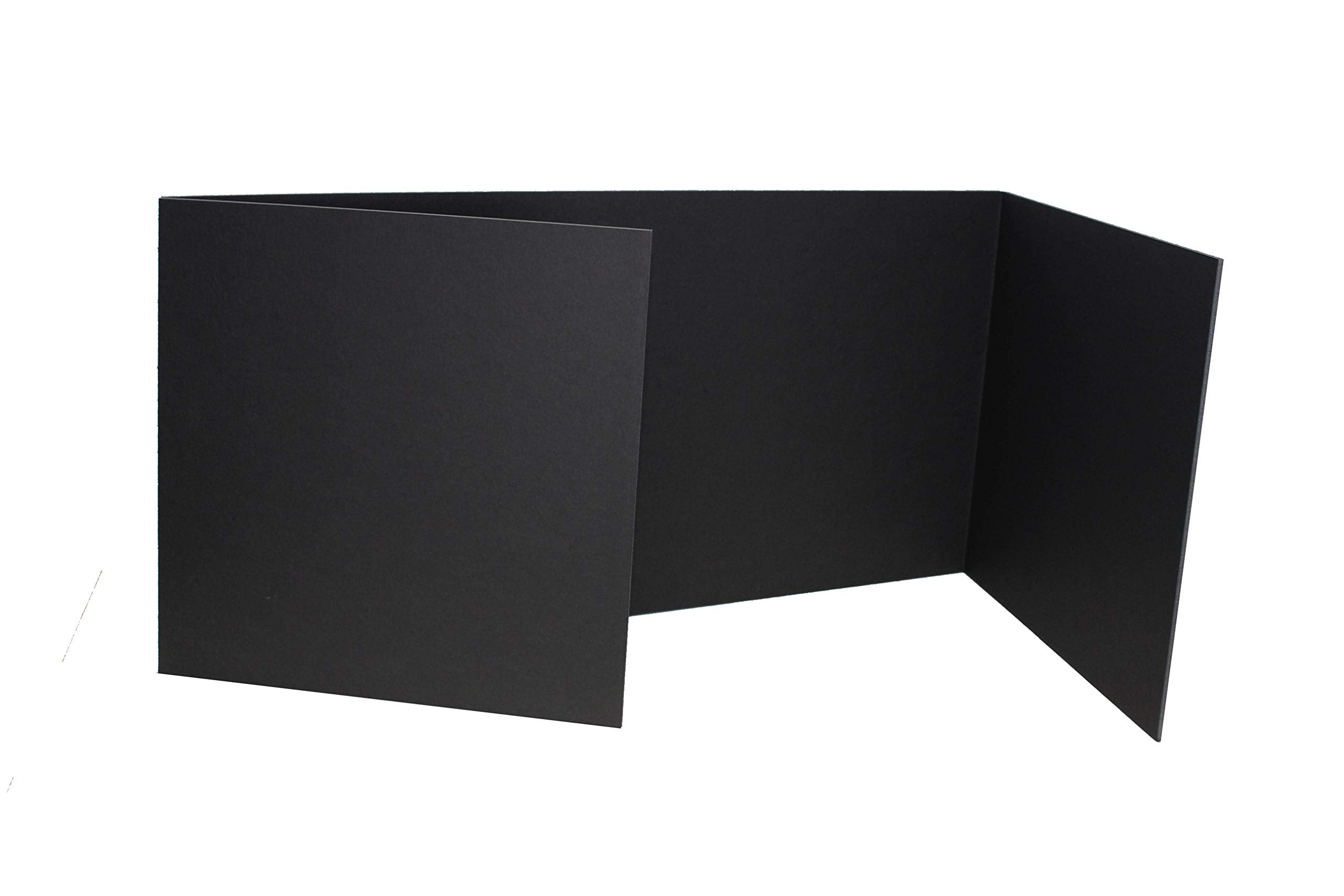 12 X 48 Study Carrel Black/Black Foam Pack Of 24
