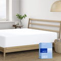 Thread Spread Twin Xl Fitted Sheet Only - 100% Cotton 400 Thread Count 16' Deep Pocket White Fitted Sheet Twin Xl, Soft Cooling