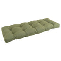 Blazing Needles Twill Tufted Bench Cushion, 51 x 19, Sage 1 Count