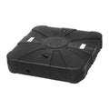 Yssoa Offset Patio Base With Wheels Sand(410 Lbs)/Water(220 Lbs) Filled Market Cantilever Umbrellas Stand, 33'X33'X6.7', 220L