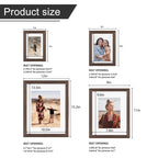 Egofine Picture Frame Set 12 Pack, Picture Frames Collage Wall Decor With Two 11X14, Two 8X10, Four 5X7, Four 4X6 For Wall And T