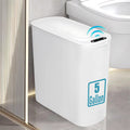 TIPGO 5 Gallon Motion Senor Bathroom Trash Can with Lid, Automatic Garbage Can Touchless, Smart Plastic Waste Basket for Narrow 