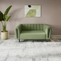Godrej Interio Sofa Paramount 2 Seater Fabric Sofa For Living Room, 1Year Warranty, Solid Wood, Green