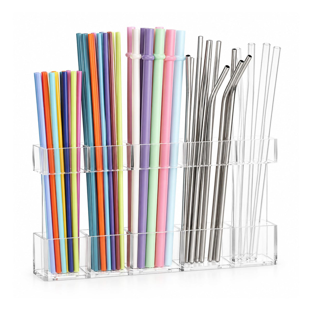 Straw Organizer For Cabinet Door,Straw Holder For Cabinet,For Kitchen
