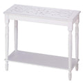 Accent Plus Carved-Top Table 35X14X29