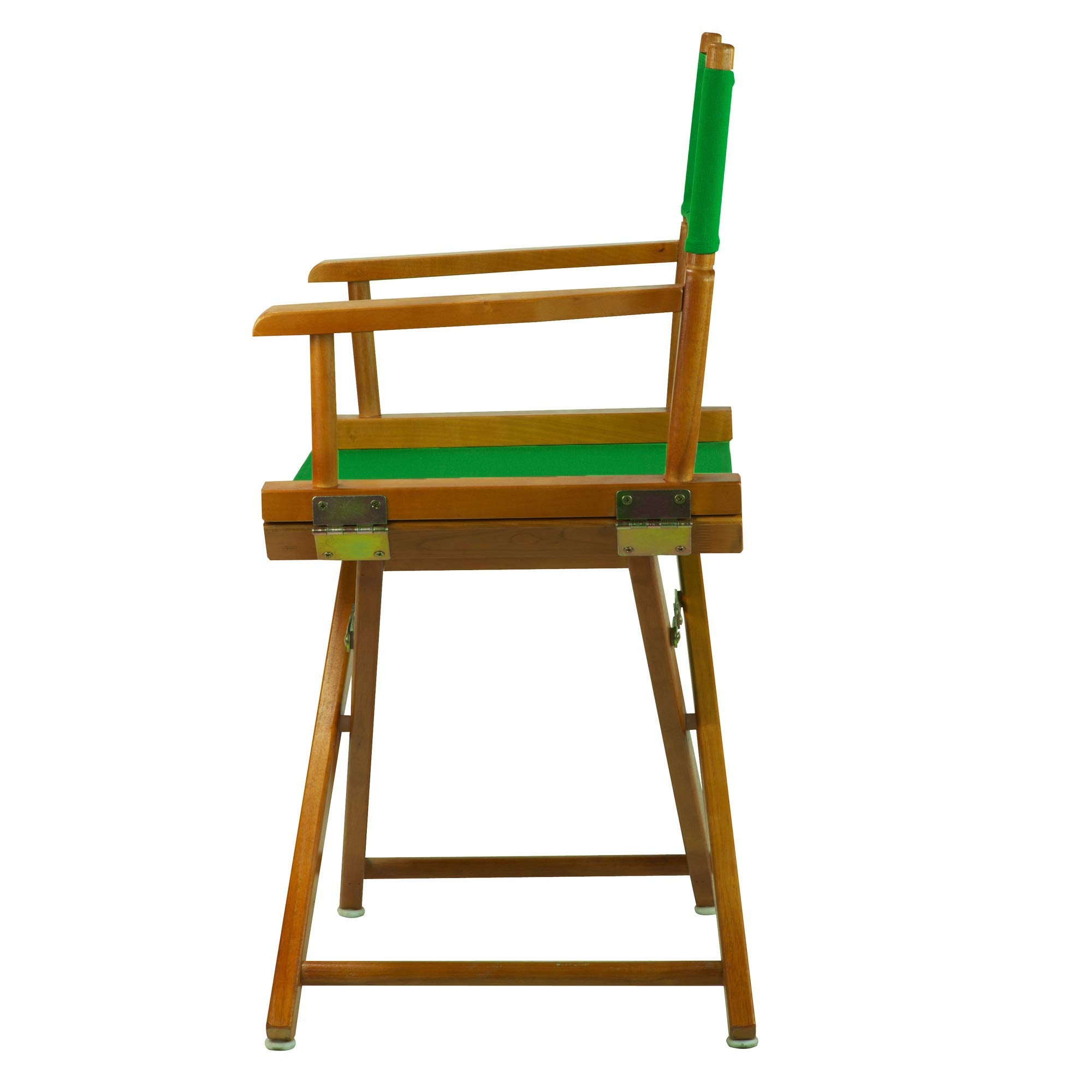 Casual Home Director'S Chair ,Honey Oak Frame/Green Canvas,18" - Classic Height
