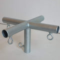 5 Way 1' Flat Top Center With Leg Canopy Fitting (F5B) - Fits 1' Emt Pipe That Has An Outer Diameter Of 1 3/16'