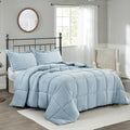 Hig Pre Washed Down Alternative Comforter Set Twin - Reversible Chic Quilt Design - Box Stitched With 4 Corner Tabs - Lightweigh
