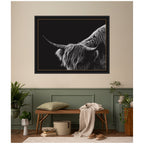 Scottish Highland No. 6 by Crystal Lynn Collins Framed Wall Art Print