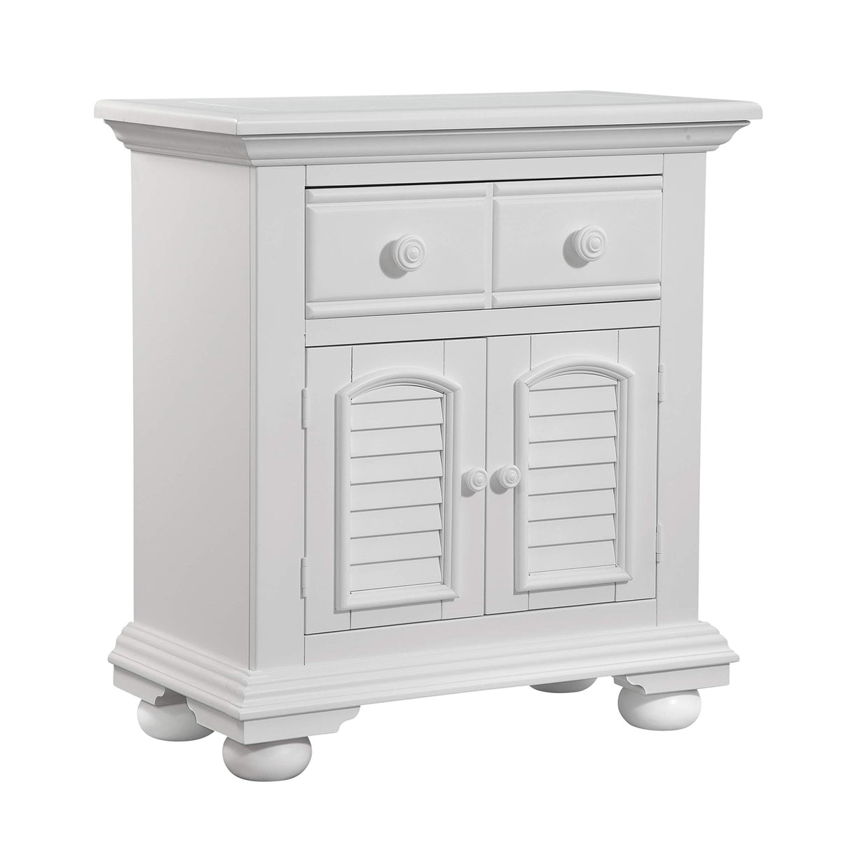 Cottage Traditions 1 Drawer Nightstand - Eggshell White