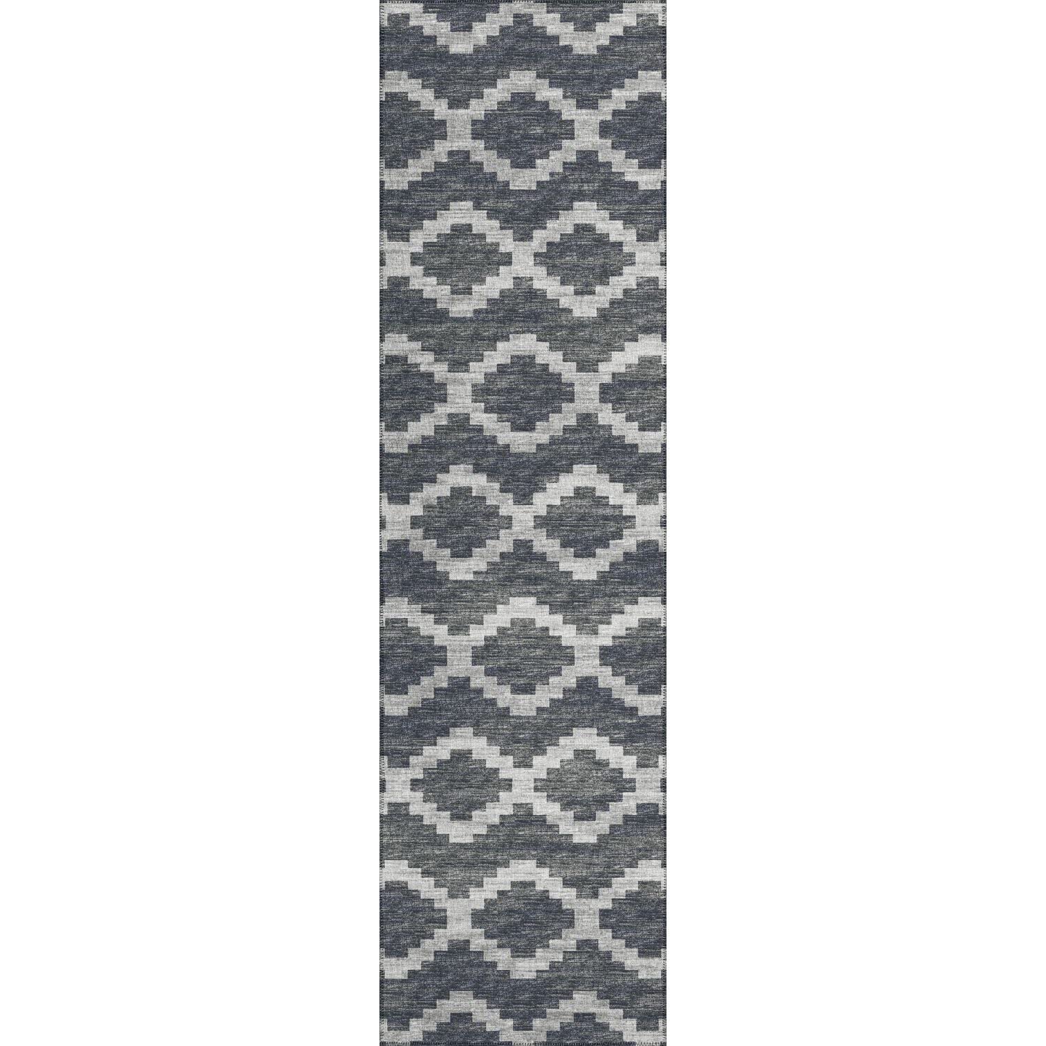 Sedona Sn9 Black Bohemian Rug Runner 2' 3" X 12'