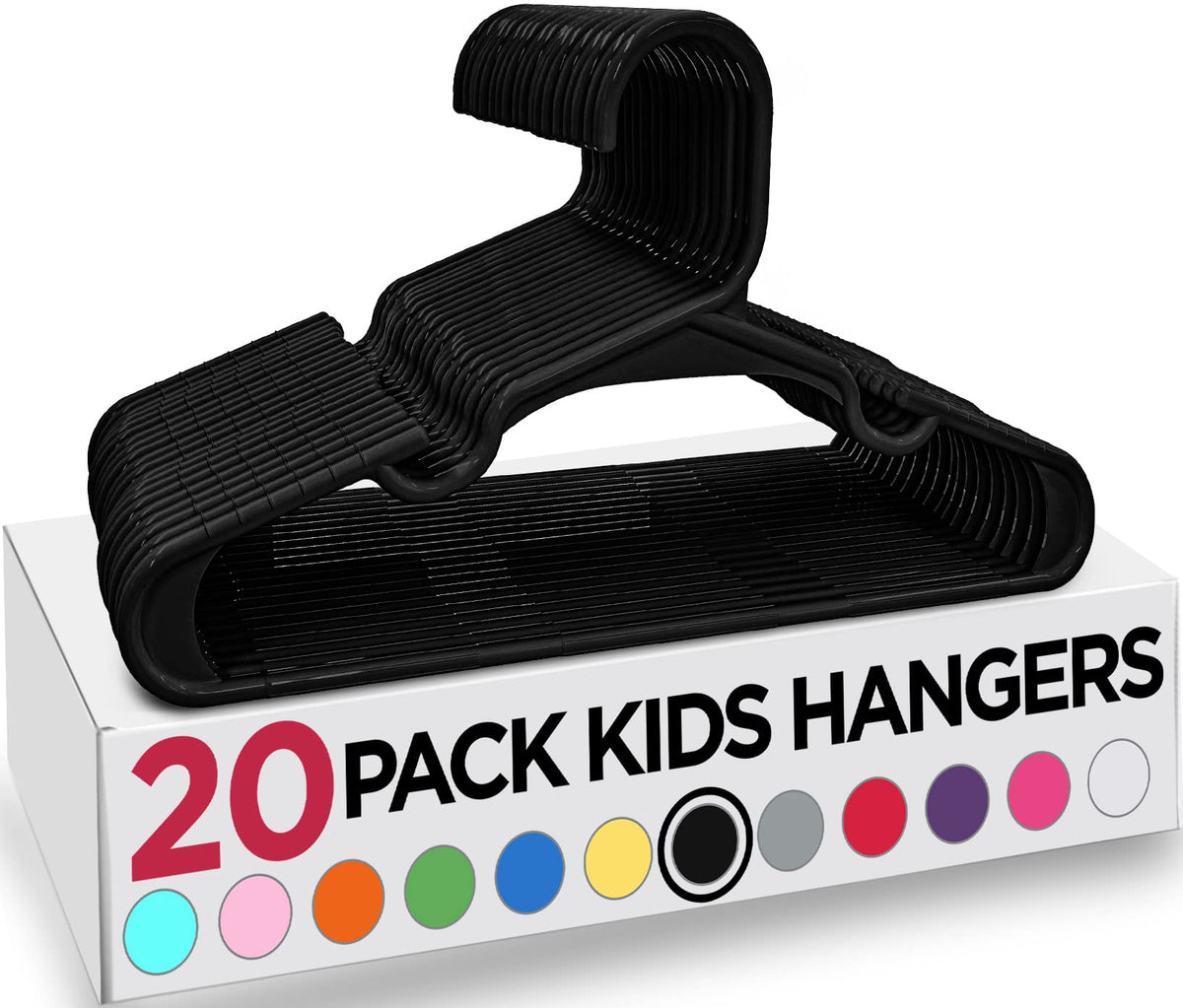 Utopia Home 20 Pack Kids Hangers  115 Inch Plastic Baby Hangers For Closet  Childrens Hangers For Clothes & Infant Hangers For