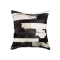 HomeRoots Decor 18-inch x 18-inch x 5-inch Madrid White Torino Kobe Cowhide - Pillow