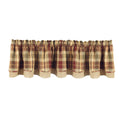 Park Designs Red Saffron Layer Valance 72L