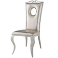Acme Furniture Cyrene Side Chair (Set-2) in Beige