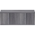 Lorell, Llr90281, Panel System Open Storage Cabinet, 1 Each, Charcoal