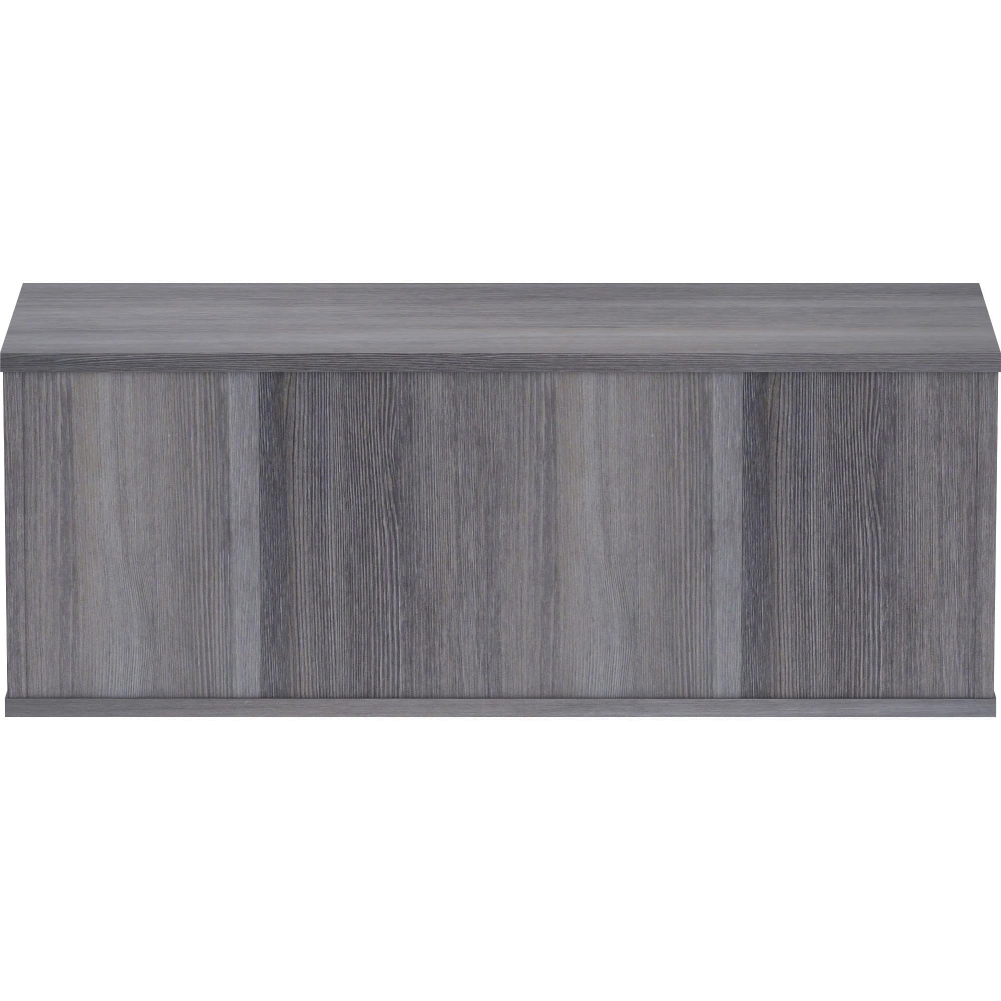 Lorell, Llr90281, Panel System Open Storage Cabinet, 1 Each, Charcoal