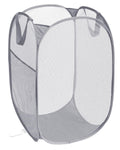 Durable Collapsible Laundry Baskets, Foldable Laundry Hamper with Side Pocket, Tear-resistant Clothes Hampers for Bathroom, Laun