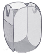Durable Collapsible Laundry Baskets, Foldable Laundry Hamper with Side Pocket, Tear-resistant Clothes Hampers for Bathroom, Laun
