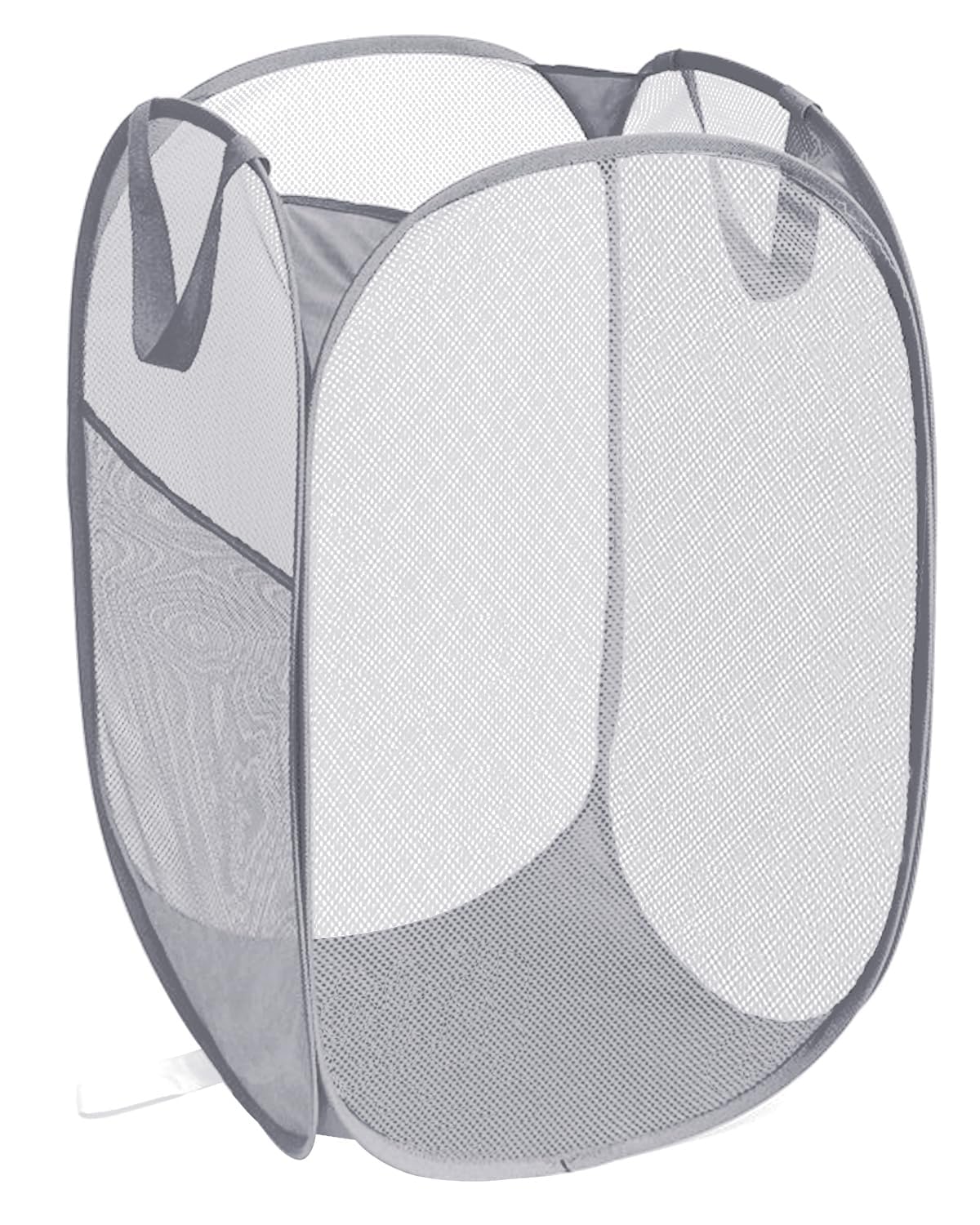 Durable Collapsible Laundry Baskets, Foldable Laundry Hamper with Side Pocket, Tear-resistant Clothes Hampers for Bathroom, Laun