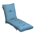 Arden Selections Outdoor Plush Modern Tufted Chaise Cushion, 76 X 22, Water Repellent, Fade Resistant, Tufted Cushion For Chaise